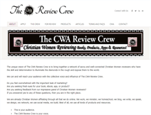 Tablet Screenshot of cwareviewcrew.com